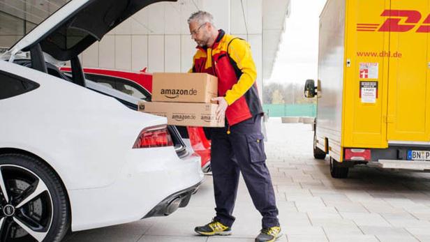 Amazon will Pakete in privaten Autos liefern lassen. Ein Test dazu startet im Mai 2015.