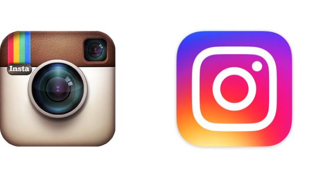 Instagram altes und neues Logo