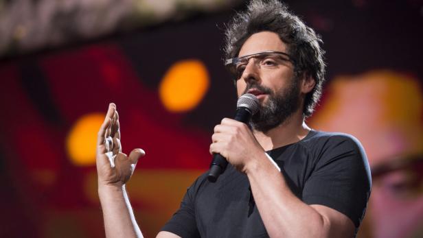 Sergey Brin wearing Google Glass at TED2013. Long Beach, CA. February 25 - March 1, 2013. Photo: James Duncan Davidson