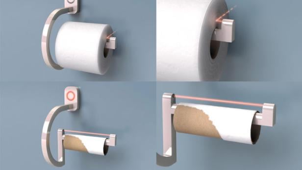 Intelligenter Toilettenpapier-Halter