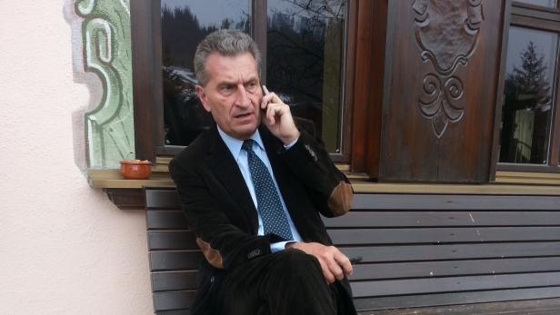 Günther Oettinger in Lech