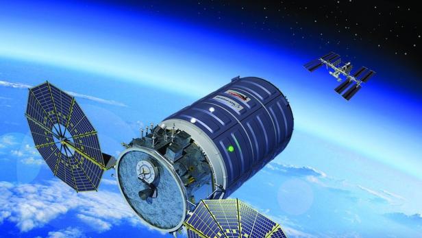 Der Raumfrachter Cygnus des US-Unternehmens Orbital ATK