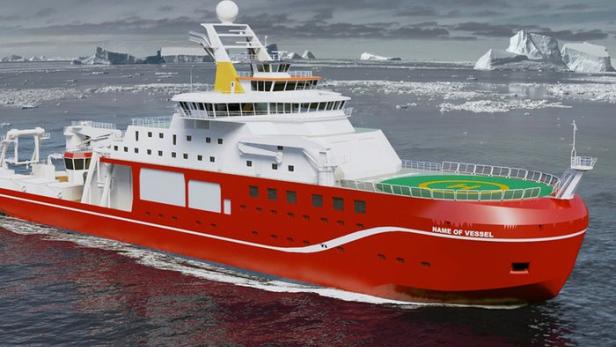 Dieses 200 Millionen britische Pfund teure britische Forschungsschiff soll benannt werden