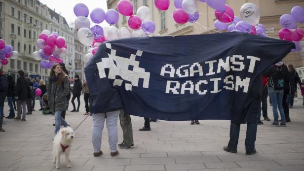 Anti-Rassismus-Demonstration in Wien