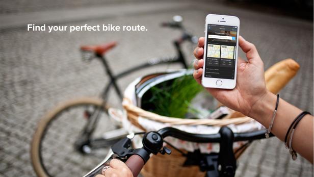 Der Fahrradroutenplaner Bikemap bietet Streckenpläne, Höhenprofile, Infos über Sehenswürdigkeiten und mehr in einer App