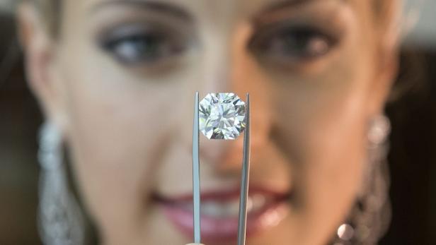 So groß wie dieser 12-Karat-Diamant sollten die angedachten Quantensysteme nicht sein