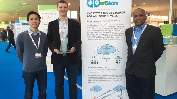 Das internationale Omnishare-Team gewinnt den Mapping-App-Wettbewerb für Privacy und Security.