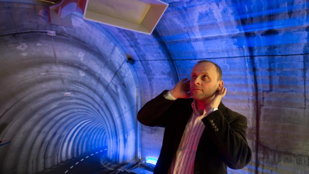 Projektentwickler Franz Graf von Joanneum Research stattet Tunnel mit intelligenten &quot;Ohren&quot; aus