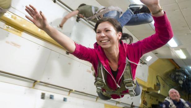 Schwerelosigkeit Zero G Parabelflug Astronautentraining schwerelos