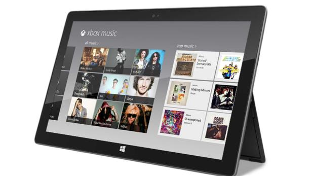 Xbox Music Dienst auf dem Tablet