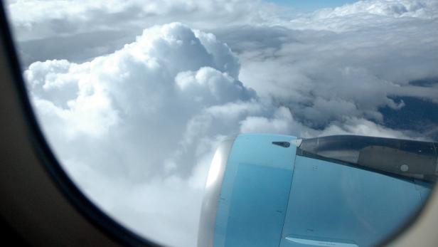 Flugzeug, Wolken, Urlaub, Reise, Feature