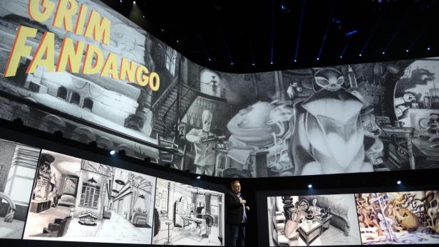 Sehr zur Freude der vor allem älteren Anwesenden wurde ein PS4-Remake des kultigen Adventures Grim Fandango angekündigt.