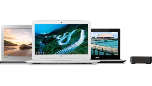 Neue Chromebooks und Computer mit Googles Betriebssystem ChromeOS