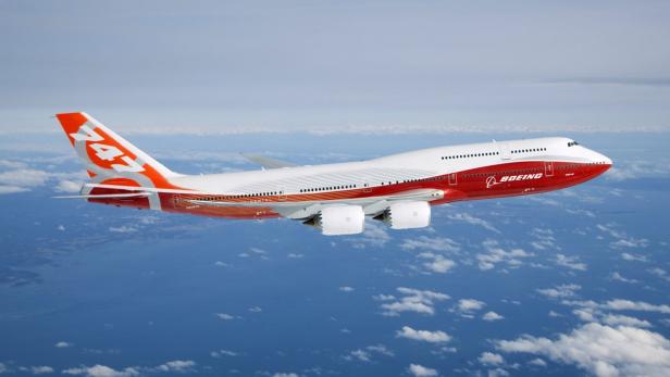Eine Boeing 747-8