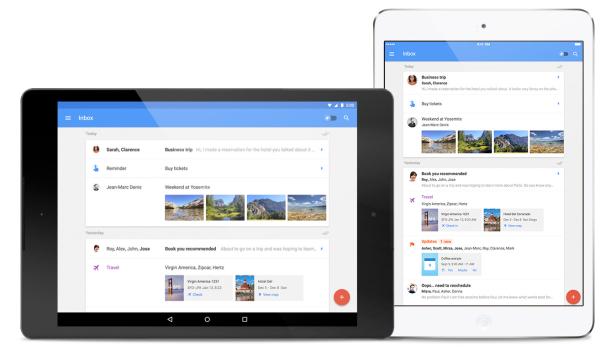 Googles E-Mail-Programm Inbox gibt&#039;s nun auch für iPad und Android-Tablets