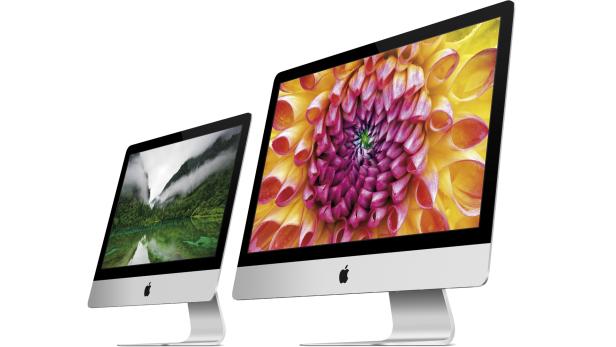 Apple iMac mit 21,5 und 27 Zoll Bildschirm