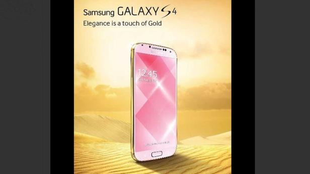 Samsung Galaxy S4 in Gold Pink