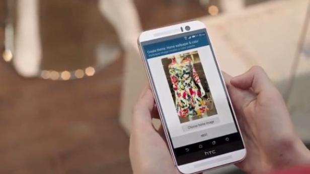 HTC One M9 in einem durchgesickerten Video