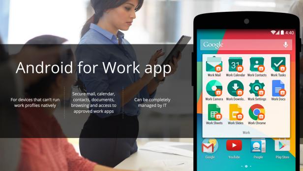 Mit Android for Work will sich Google einen Platz in der Arbeitswelt sichern