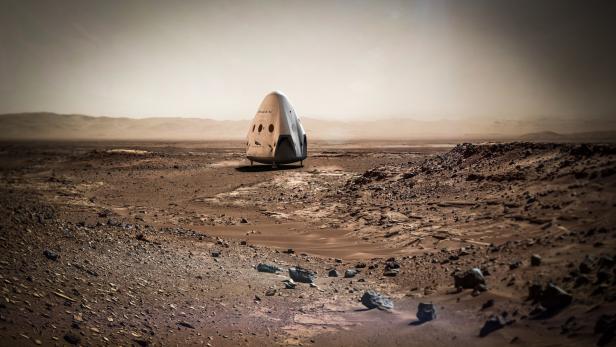 SpaceX will 2018 mit einem Dragon-2-Raumfrachter auf der Marsoberfläche landen