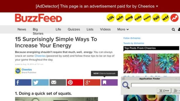AdDetector erkennt Werbung, die als Artikel getarnt ist