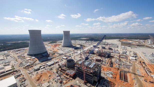 Eines der Westinghouse-Projekte, ein Atomkraftwerk nahe Waynesboro, Georgia