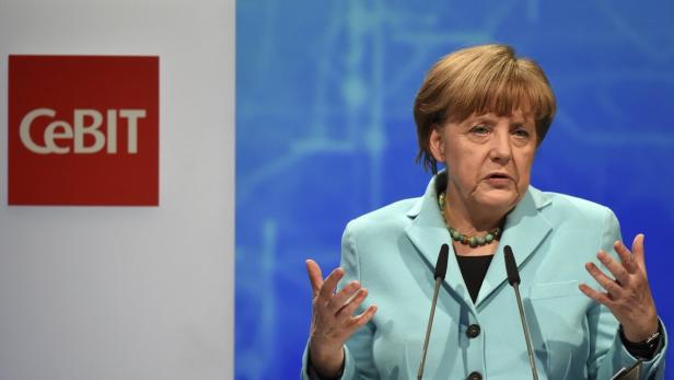 Angela Merkel eröffnete die CeBIT in Hannover
