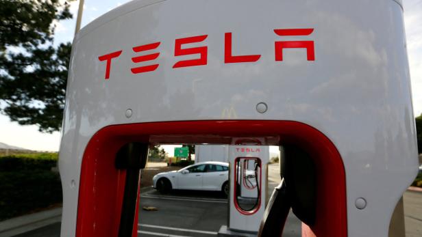 Supercharger-Ladestation von Tesla