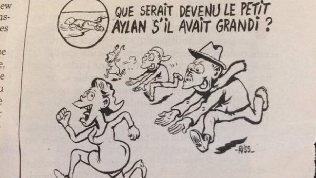 Die kontroverse Charlie-Hebdo-Karikatur