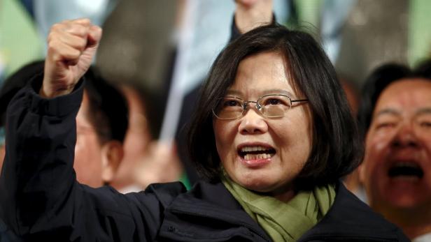Tsai Ing Wen gewann die Wahlen souverän