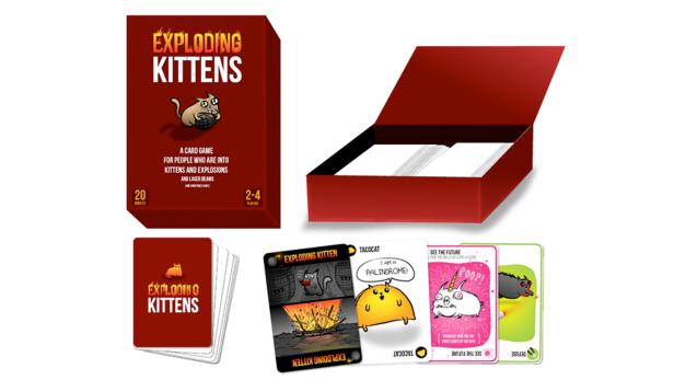 Kartenspiel Exploding Kittens von The Oatmeal Zeichner räumt auf Kickstarter ab