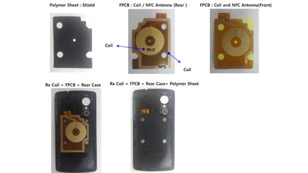 Bilder von Teilen des LG-Modells &quot;D820&quot; in den FCC-Dokumenten