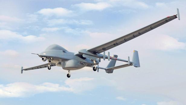 Diese Drohnen vom Typ Heron-TP wurden von Deutschland auch geleast