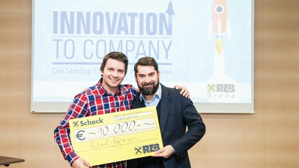 Die cashpresso-Gründer freuen sich über eine Siegerprämie von 10.000 Euro