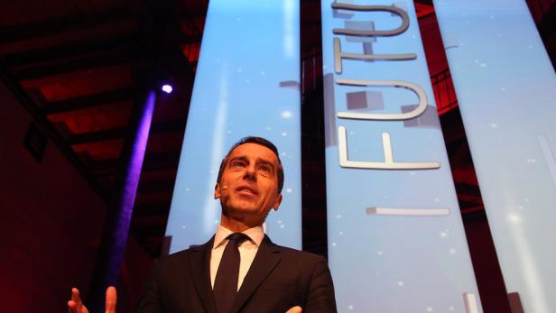 SPÖ-Bundeskanzler Christian Kern eröffnete den futurezone Award.
