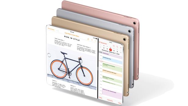das neue iPad Pro mit 10,9 Zoll Display ist angeblich nahezu randlos (Photoshop-Pfusch zur Illustration)