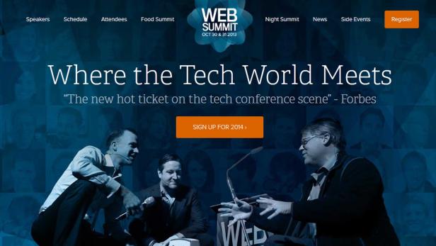 Der Web Summit ist die größte Startup-Konferenz Europas