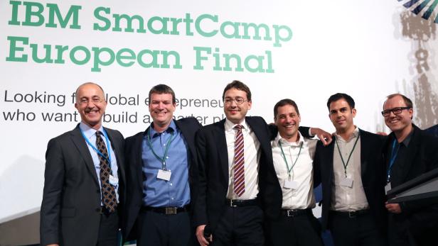 Siegerfoto des IBM SmartCamp Europafinale in Wien