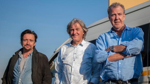 Richard Hammond, James May und Jeremy Clarkson (v.l.n.r.)