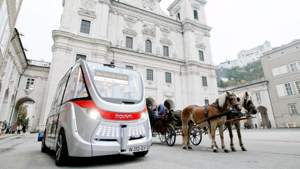 Der Minibus in Salzburg