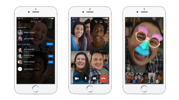 Facebook Messenger beherrscht jetzt Gruppen-Video-Chats