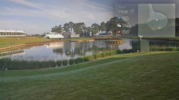 So blickt man am Golfplatz aus einer Google Glass
