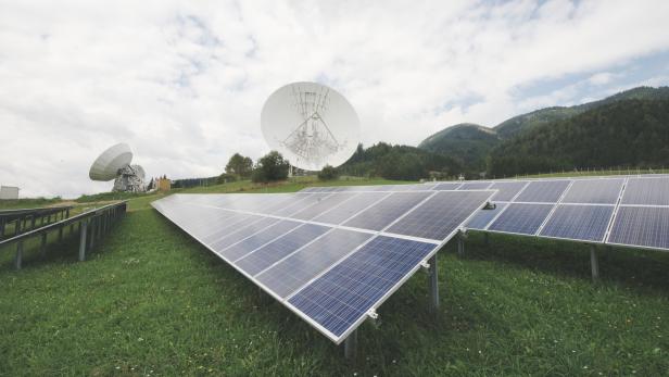 A1 betreibt eigene Photovoltaikanlagen, wie hier in Aflenz