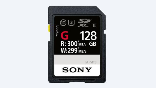 Sonys schnelle SD-Karte
