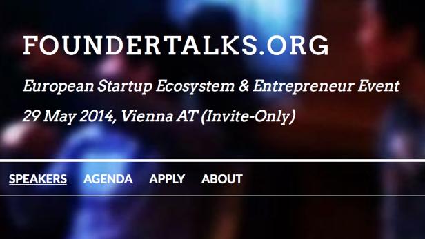 FounderTalks findet am 29. Mai in Wien statt.