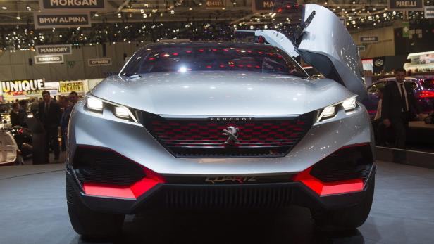 Peugeot-Konzept Quartz auf der International Motor Show in Genf