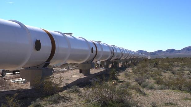 Die Hyperloop-Teststrecke ist etwa 30 Autominuten entfernt von Las Vegas