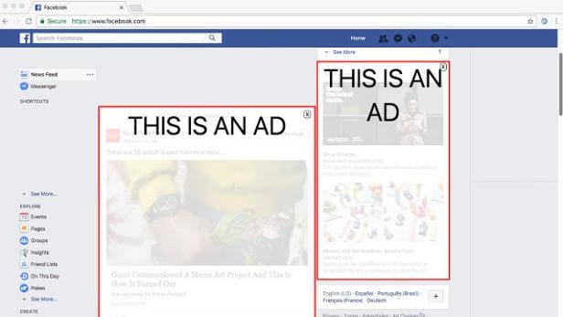 Der visuell arbeitende Ad-Blocker kann auch Sponsor-Inhalte auf Facebook erkennen