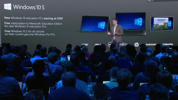 Microsoft hat Windows 10 S in New York vorgestellt