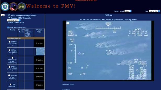 Videoaufnahmen von einem Einsatz einer MQ-1 Predator Drohne über Florida
